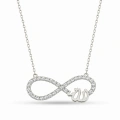 14K Solid Gold Infinity ALLAH Necklace