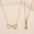 14K Solid Gold Infinity ALLAH Necklace