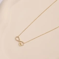 14K Solid Gold Infinity ALLAH Necklace