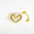 14 Ayar Altın 2 Aşık Kalp Kolye