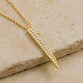 14K Solid Gold Elif Necklace