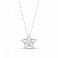 14K Solid Gold Star Necklace