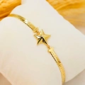 14K Gold Star Chain Bracelet