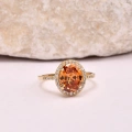 14K Gold Zultanite Solitaire Ring, Color-Changing Gold Zultanite Ring, Engagement Rings