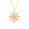 14K Gold Elegant Daisy Necklace
