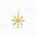 14K Gold Elegant Daisy Necklace