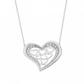 14K Gold Multi-Heart Necklace