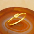 14K Gold Thin Elephant Ring, Love Elephant Ring, Animal Lover Jewelry