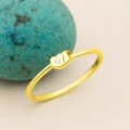 14K Gold Thin Elephant Ring, Love Elephant Ring, Animal Lover Jewelry