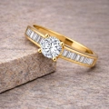 0.50 Carat Baguette Diamond Ring