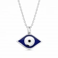 14 Ayar Altın Mavi Göz Nazar Kolye
