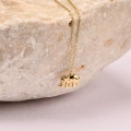 14K Solid Gold Tiny Elephant Necklace