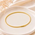 14 Ayar Altın Ultra Minimal Dorica Bilezik