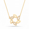 14K Solid Gold Windmill Necklace
