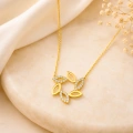 14K Solid Gold Windmill Necklace