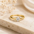0.10 Carat Diamond Solitaire Ring