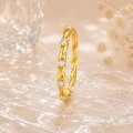 0.11 Karat Pırlanta Sonsuzluk Spiral Yüzük