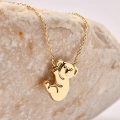 Cute Tiny Koala Gold Necklace, 14K Gold Bear Necklace, Australian Animal Jewelry Gift