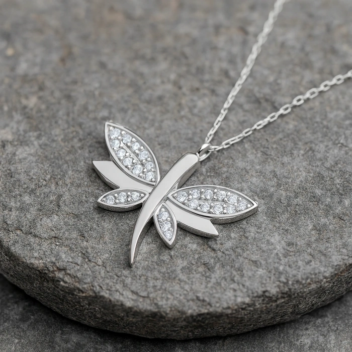 14 Ayar Altın Yusufçuk Şans Kolye