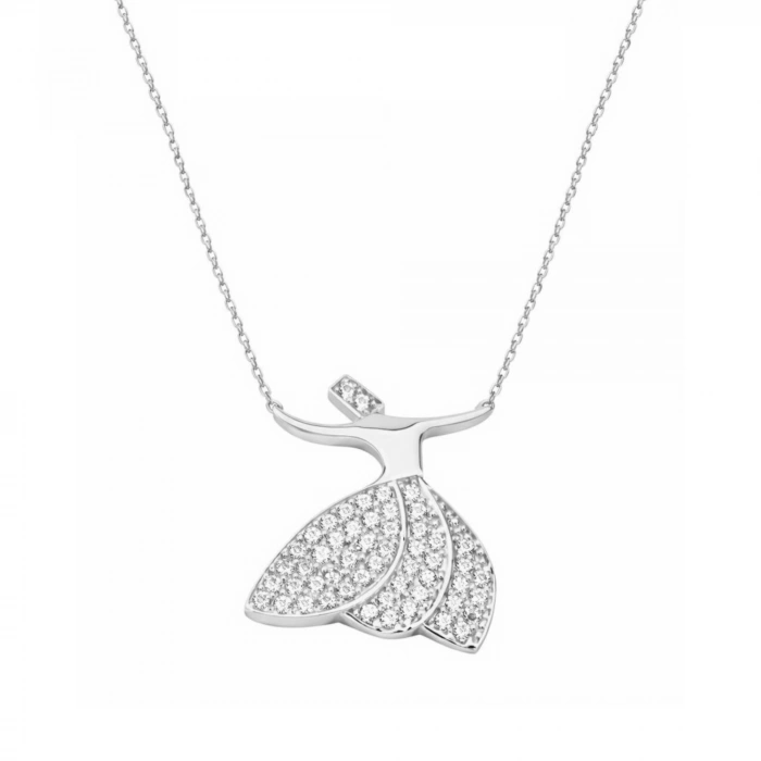 14 Ayar Altın Semazen Kolye, Mevlana Kolye