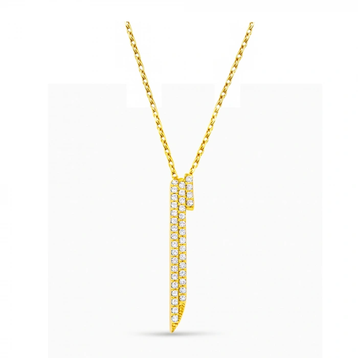 14K Solid Gold Elif Necklace