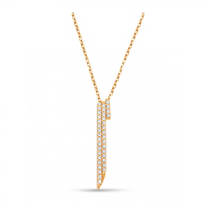 14K Solid Gold Elif Necklace