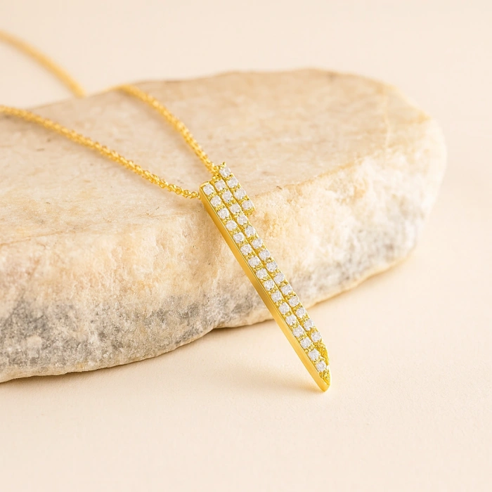 14K Solid Gold Elif Necklace