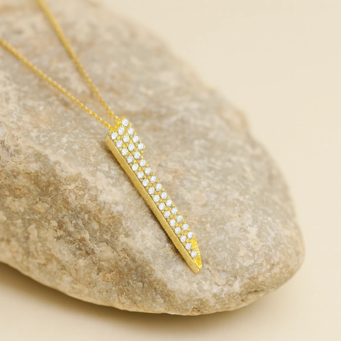 14K Solid Gold Elif Necklace