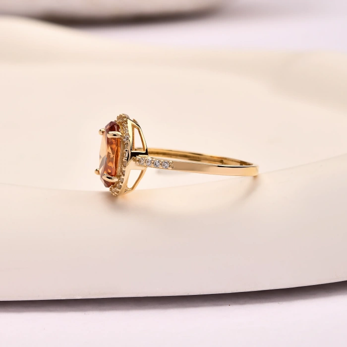 14K Gold Zultanite Solitaire Ring, Color-Changing Gold Zultanite Ring, Engagement Rings