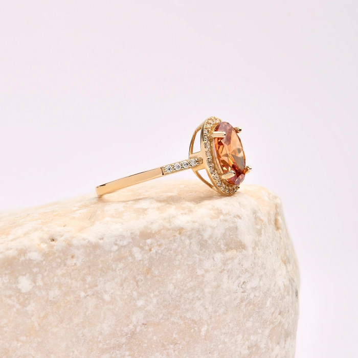 14K Gold Zultanite Solitaire Ring, Color-Changing Gold Zultanite Ring, Engagement Rings