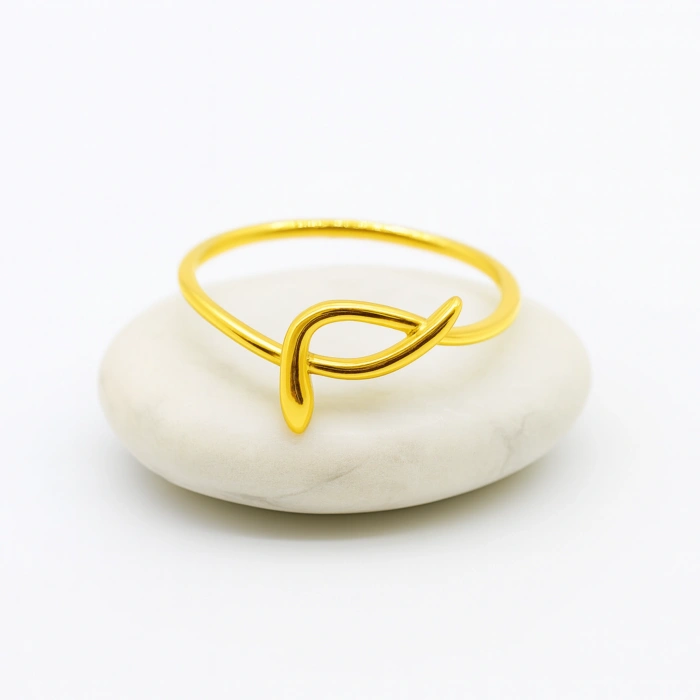 14K Gold Snake Ring, Spiral Ring, Animal Jewelry, Snake Ring