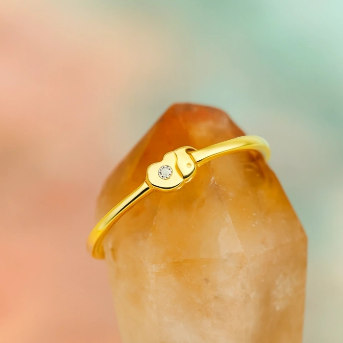 14K Gold Thin Elephant Ring, Love Elephant Ring, Animal Lover Jewelry