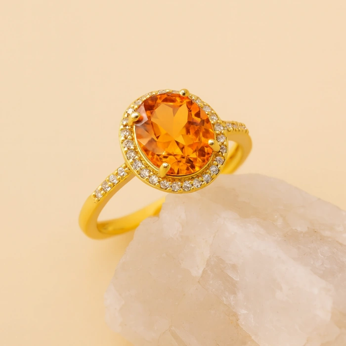 14K Gold Zultanite Solitaire Ring, Color-Changing Gold Zultanite Ring, Engagement Rings