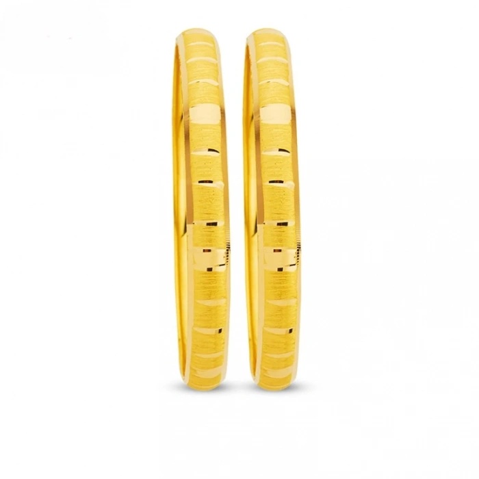 22 Ayar Altın 8 Gram Bombeli Zarif Bilezik