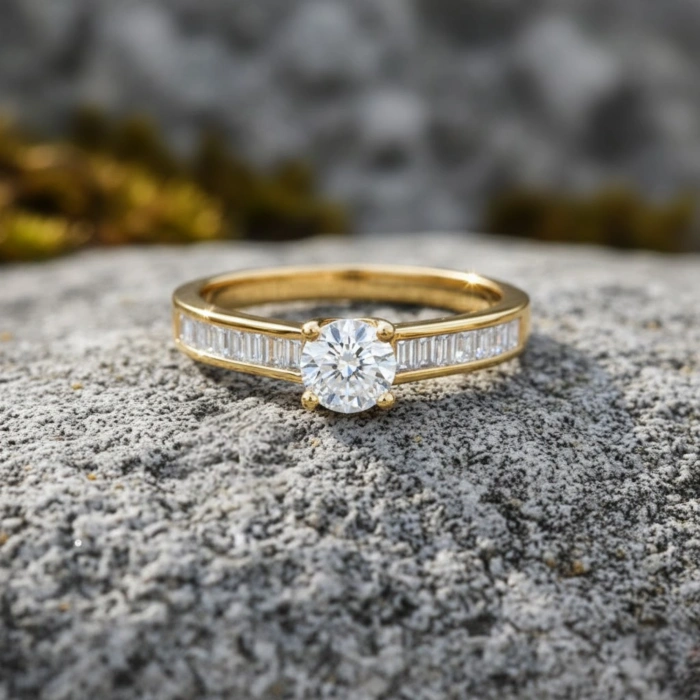 0.50 Carat Baguette Diamond Ring