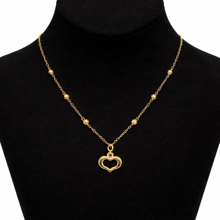 14 Ayar Altın Takı Seti, Dorika Toplu Zincir Kolye