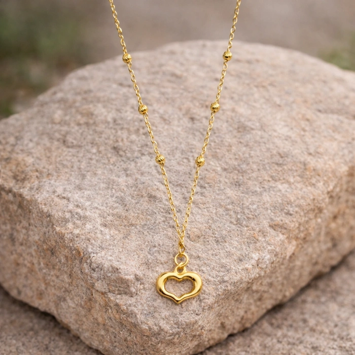 14 Ayar Altın Takı Seti, Dorika Toplu Zincir Kolye