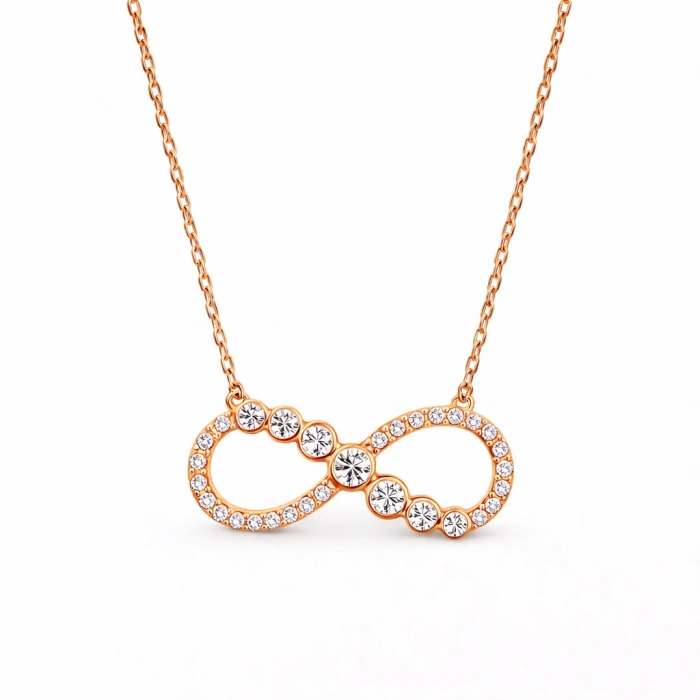 14 Ayar Altın Sonsuzluk Kolye