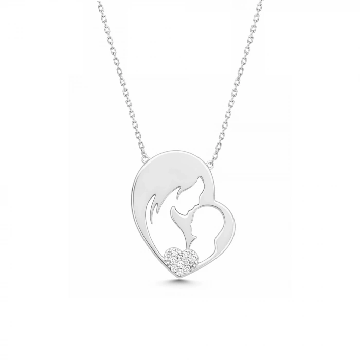 14K Altın Anne ve Bebek Kolye, Anne Takıları, Kadınlar için Zarif Kolyeler, Çocuk Kolye