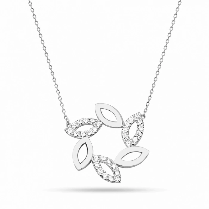 14K Solid Gold Windmill Necklace