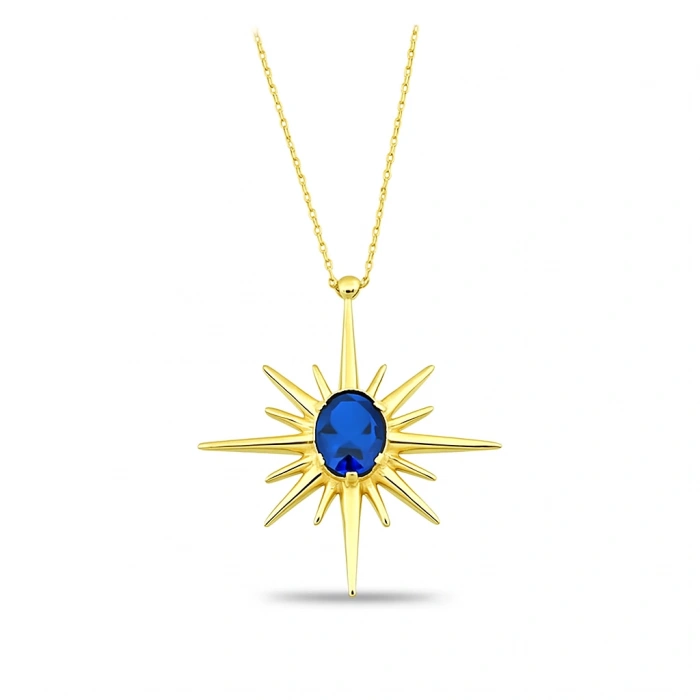 North Star Sapphire Necklace