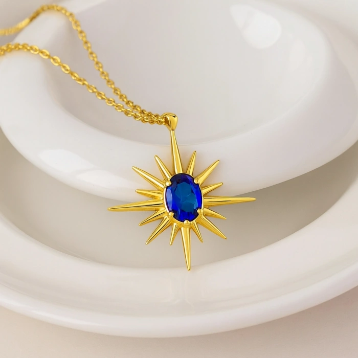 North Star Sapphire Necklace