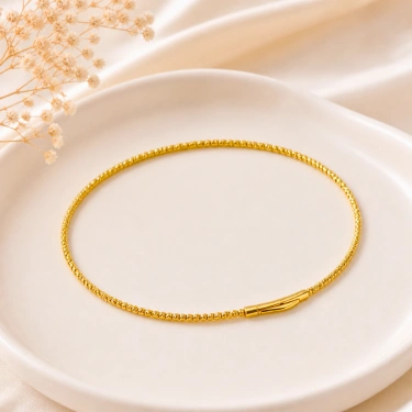 14 Ayar Altın Ultra Minimal Dorica Bilezik