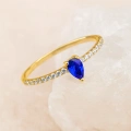 14K Gold Heart Ring, Infinity Ring, Midi Love Ring, Dainty Promise Eternity Band