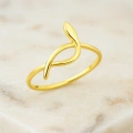 14K Gold Snake Ring, Spiral Ring, Animal Jewelry, Snake Ring