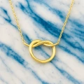 Elegant Love Knot Gold Necklace, Perfect Meaningful Heart Necklace, Mother’s Day Gift