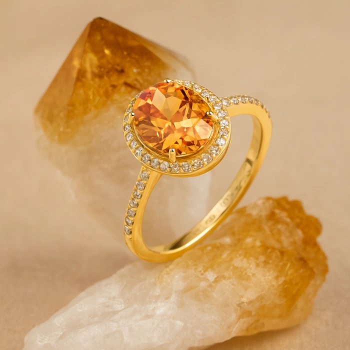 14K Gold Zultanite Solitaire Ring, Color-Changing Gold Zultanite Ring, Engagement Rings