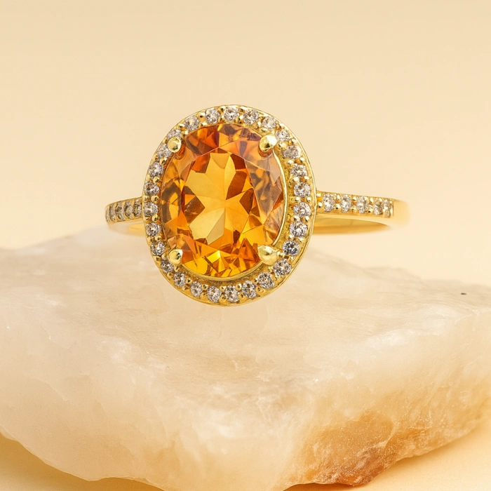 14K Gold Zultanite Solitaire Ring, Color-Changing Gold Zultanite Ring, Engagement Rings