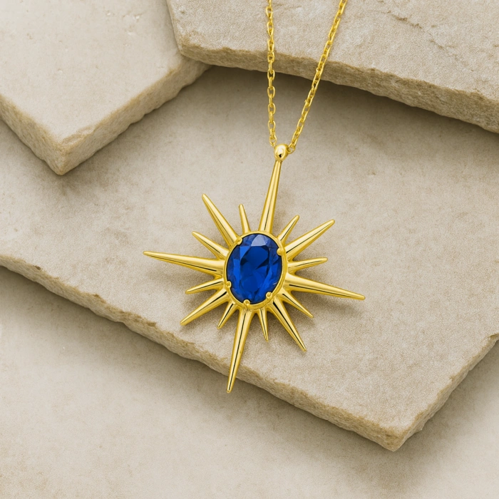 North Star Sapphire Necklace