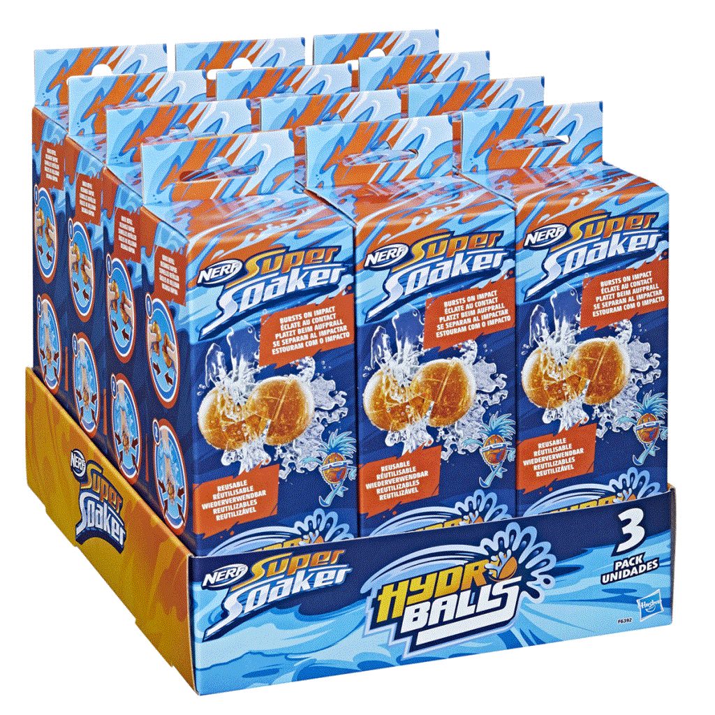 Çocuk F6392 Nerf Super Soaker Hydro Balls 3lü +6 yaş